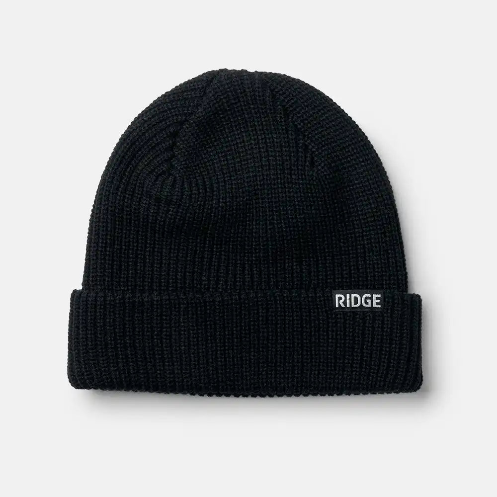 Ridge Classic Cuffed Beanie - Royal Black