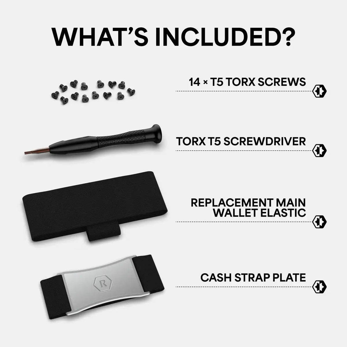 Cash Strap Kit - Silver