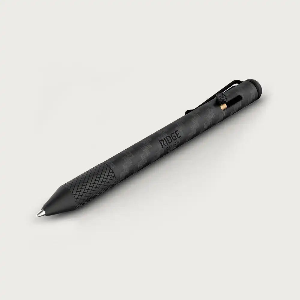 Ridge Bolt Action Pen - Carbon Fiber 3k