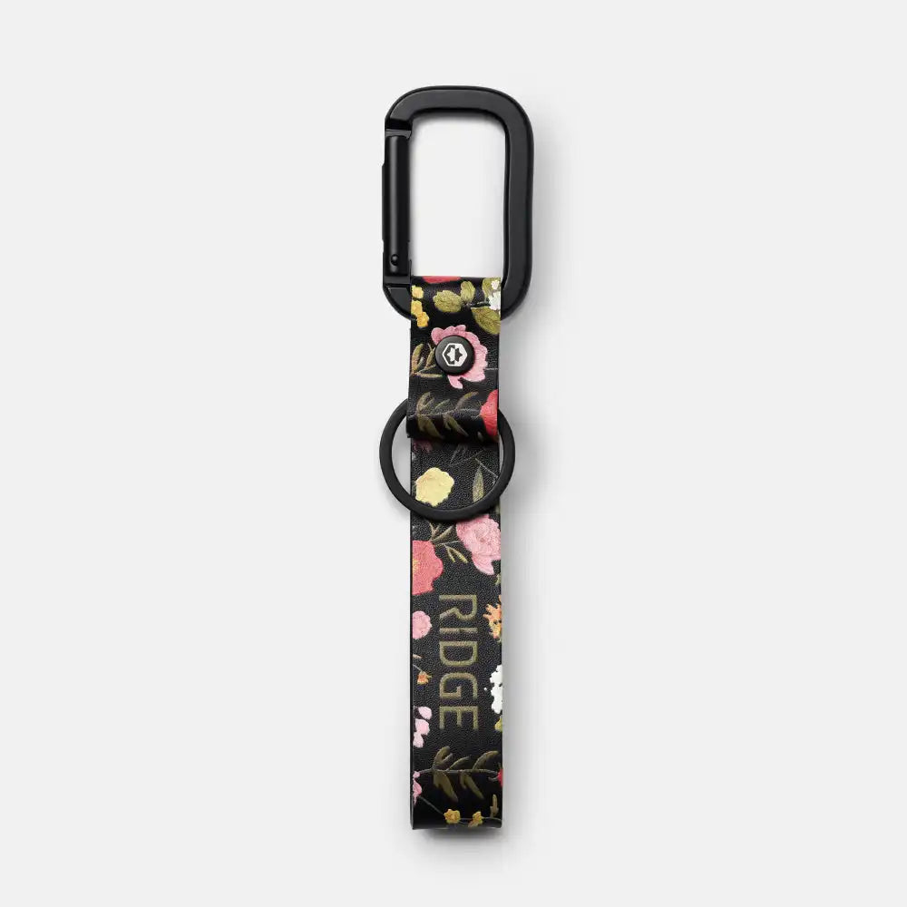Ridge Keychain - Moonlight Garden Leather