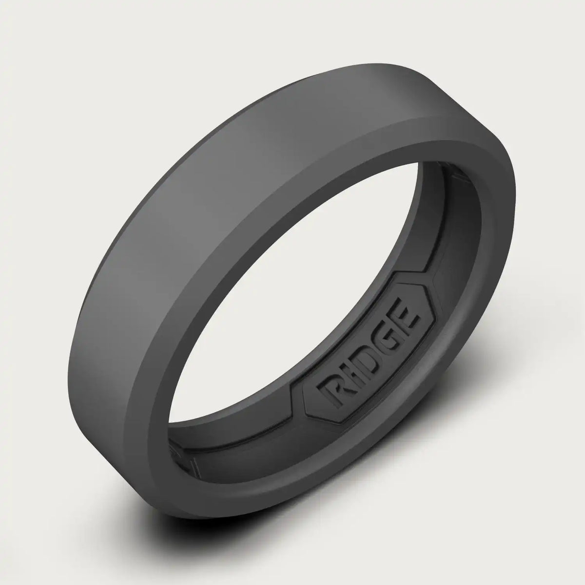 6mm Silicone Ring Set - Gunmetal