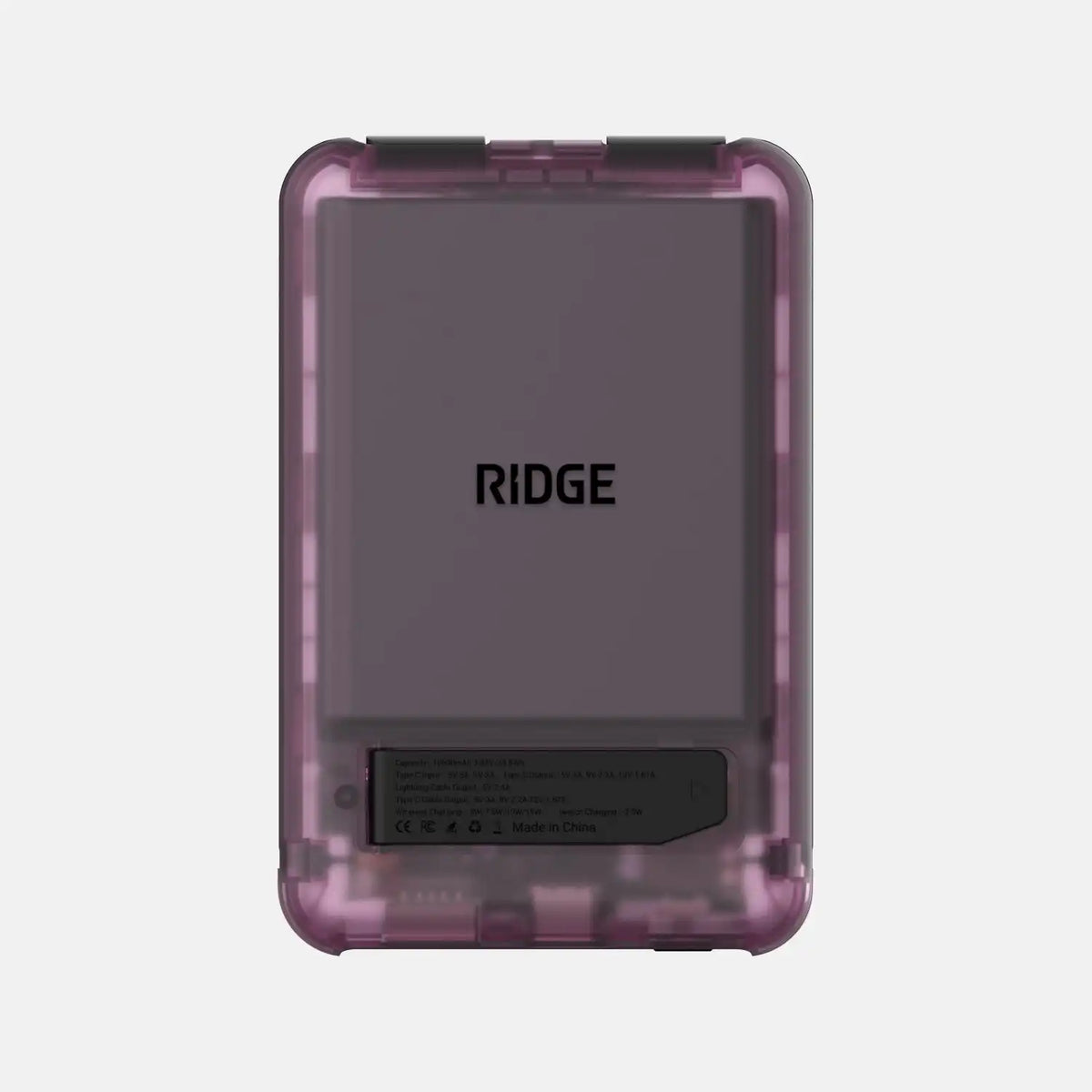 Ridge Power Bank - 10k mAh Bundle - Atomic Purple - 3-Pack