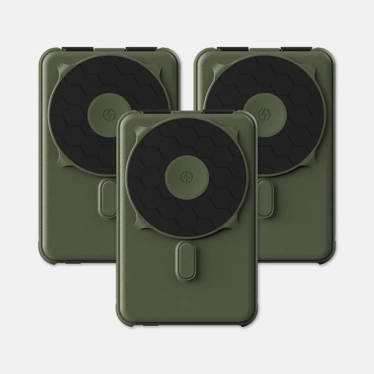 Ridge Power Bank - 10k mAh Bundle - Matte Olive - 3-Pack
