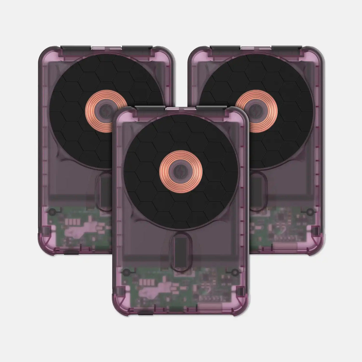 Ridge Power Bank - 10k mAh Bundle - Atomic Purple - 3-Pack