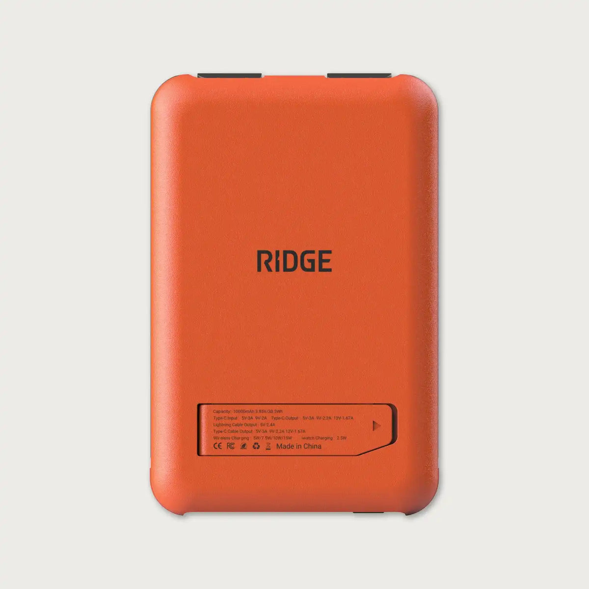 Ridge Power Bank - 10k mAh Bundle - Basecamp Orange - 2-Pack