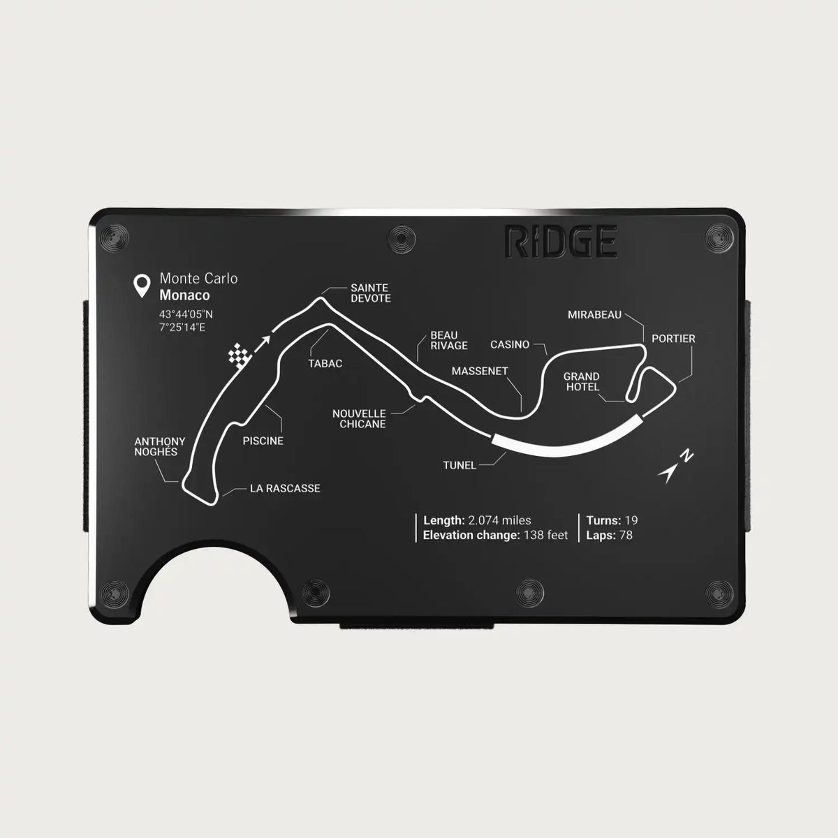 Ridge Wallet - Circuit de Monaco