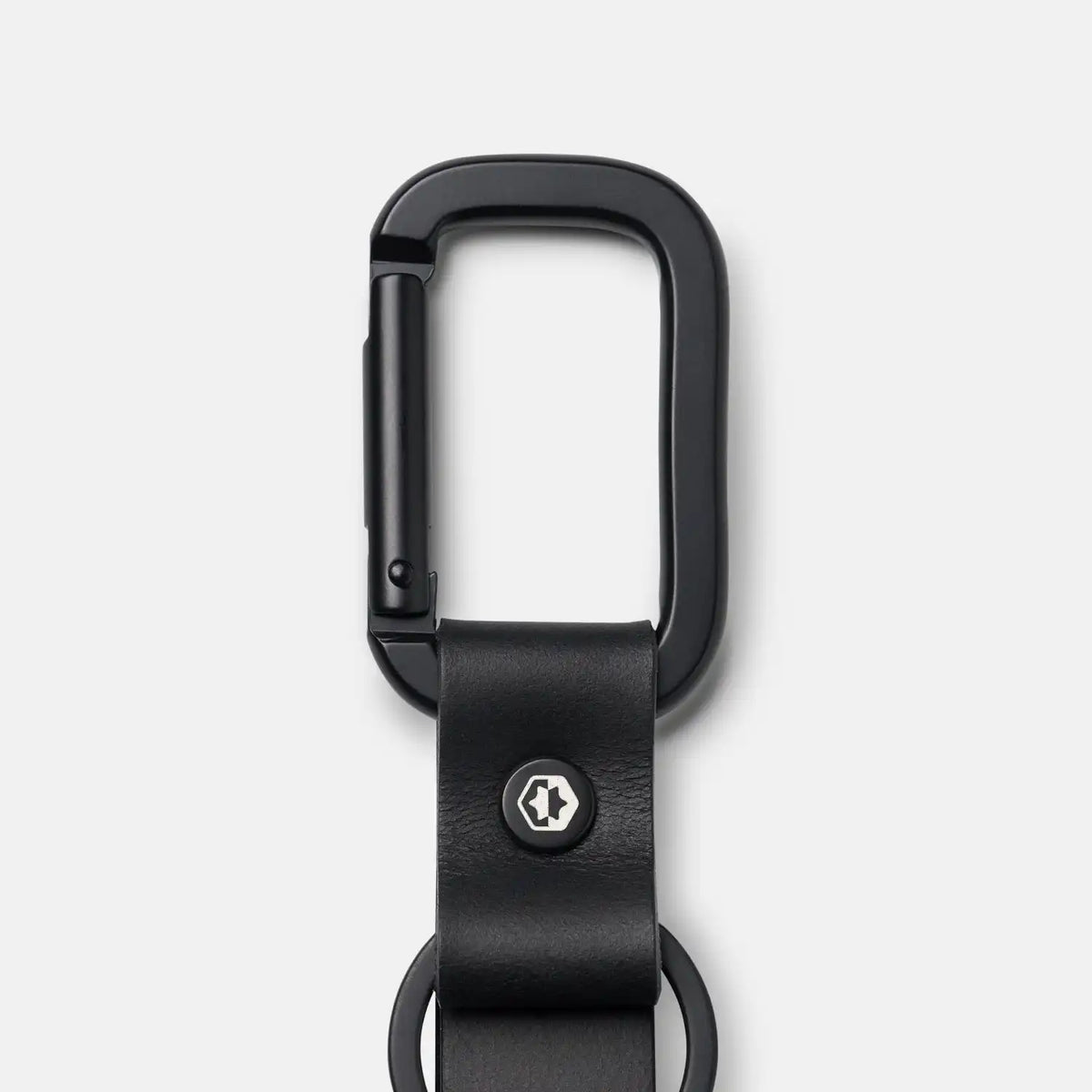 Ridge Keychain - Midnight Black Leather