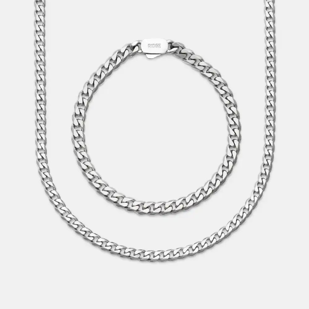 Curb Chain Kit - Platinum - Large