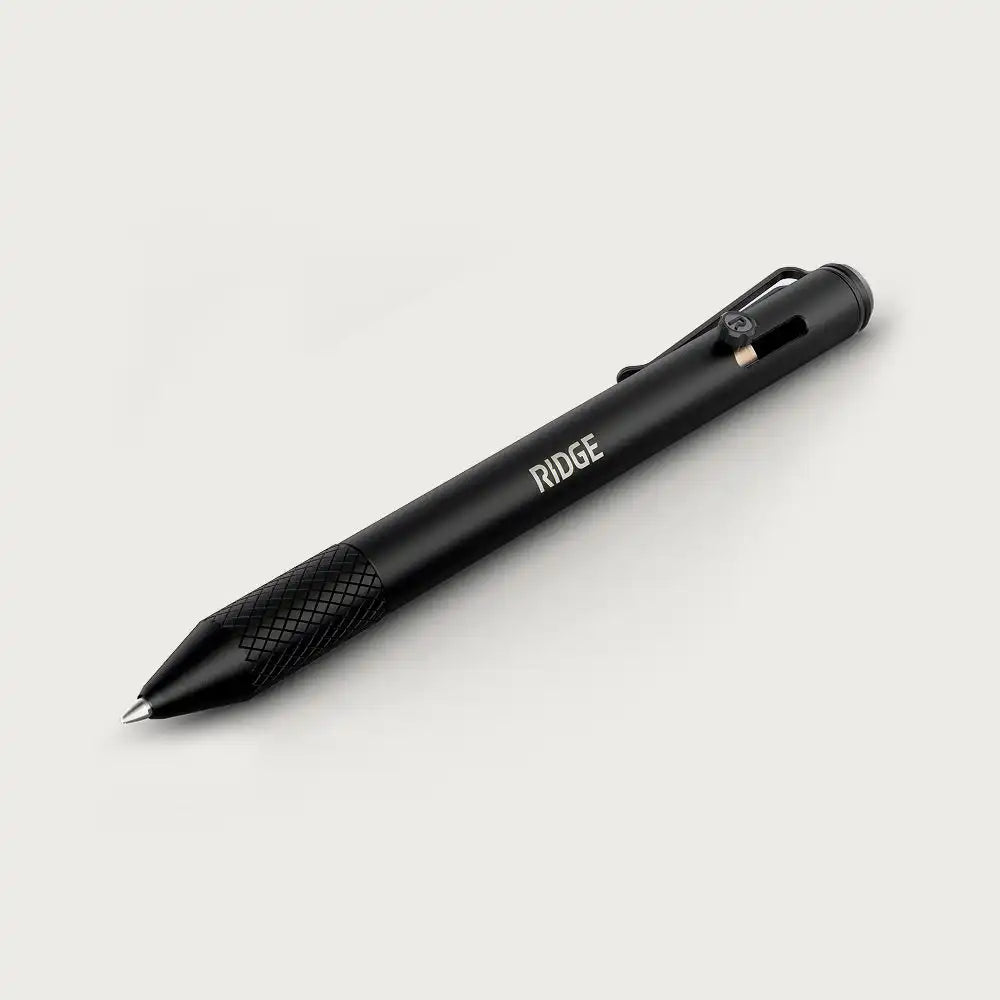 Ridge Bolt Action Pen - Royal Black