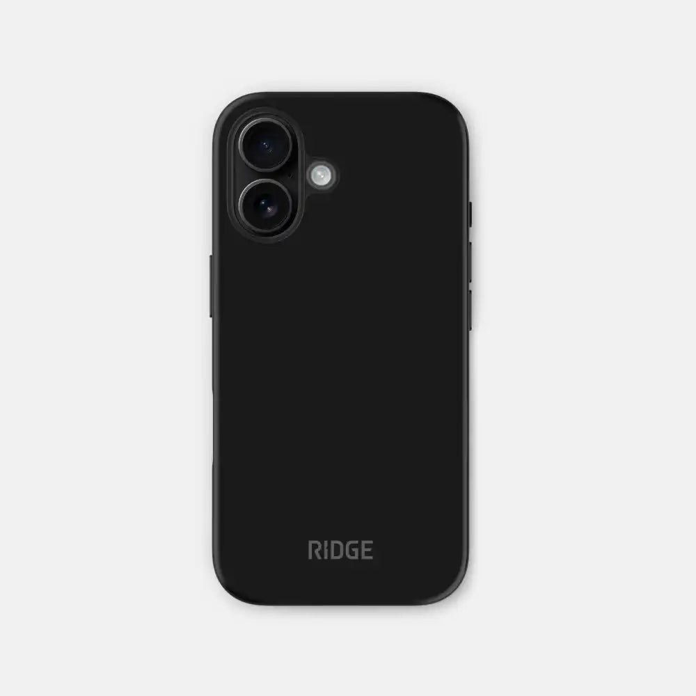Ridge Phone Case - Matte Black - iPhone 16