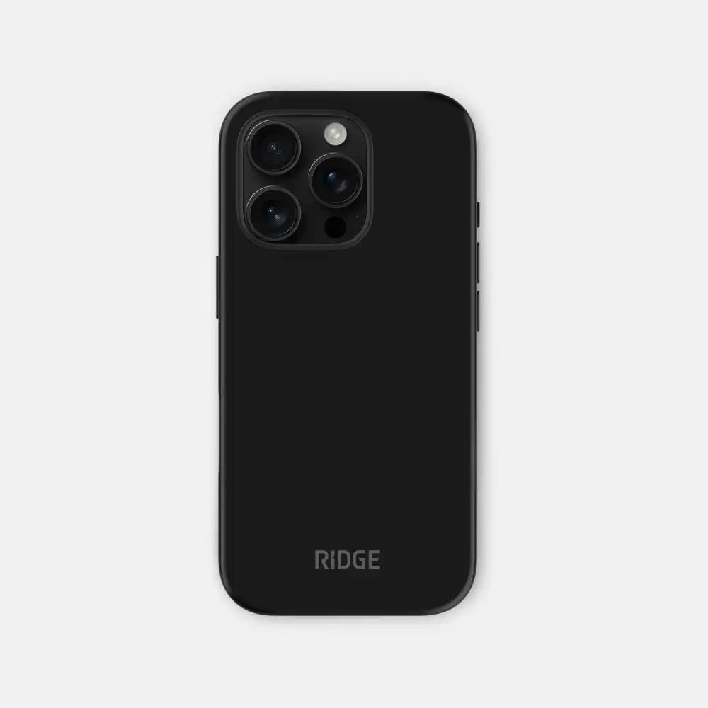Ridge Phone Case - Matte Black - iPhone 16 Pro