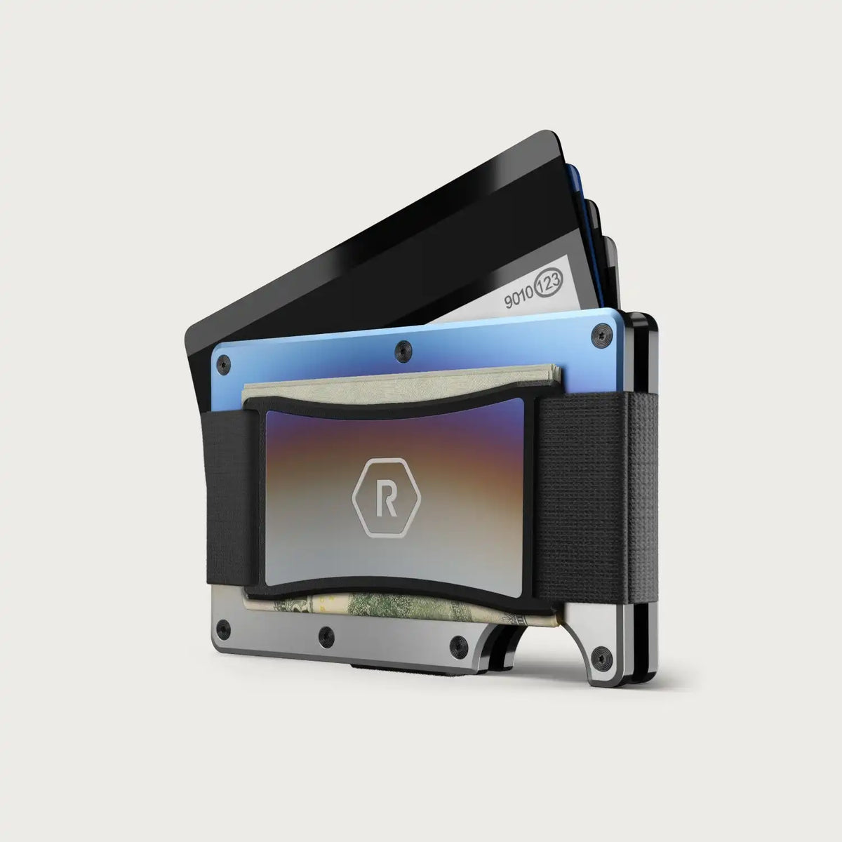 Ridge Wallet for MagSafe + Power Bank - Burnt Titanium + Matte Black